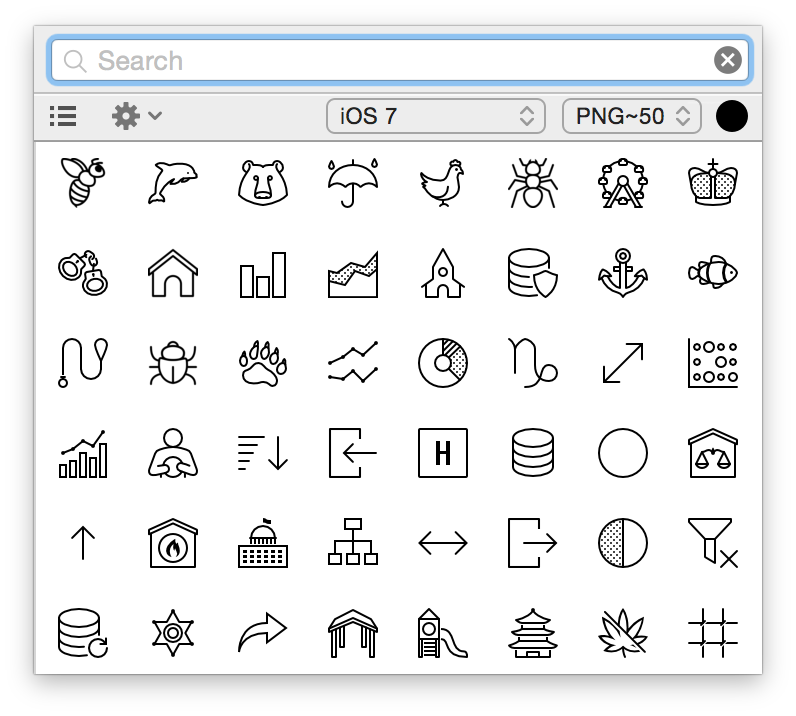 Icons8 App — Gallery of Icons