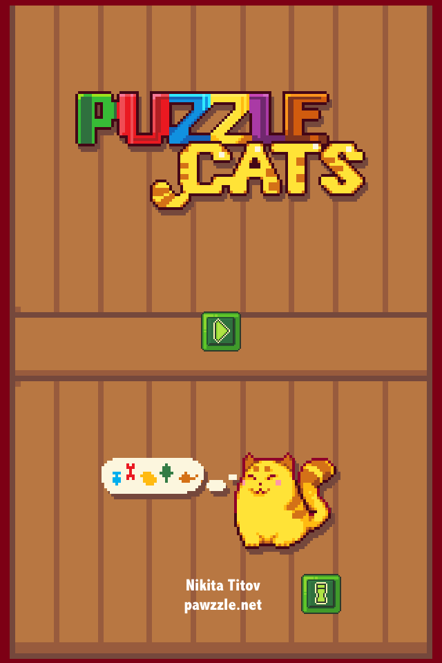 Puzzle Cats — main screen